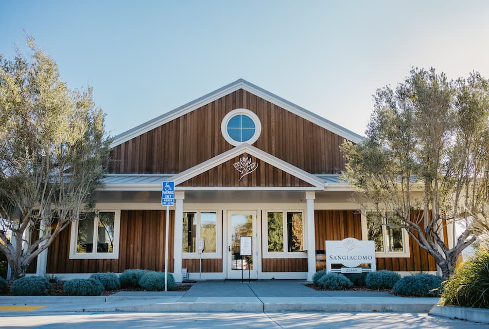 Home Ranch tasting room at Sangiacomo Family Wines, Sonoma Valley