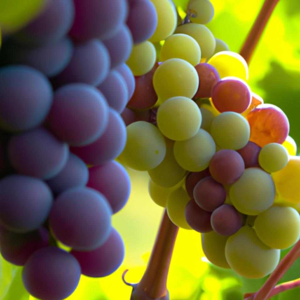 Your California Wine Country Guide, image of red and white grapes bunches on the vine