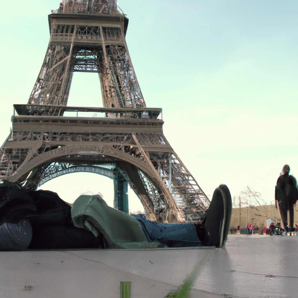 Sleeping Drunken American Tourists Discovered in the Eiffel Tower