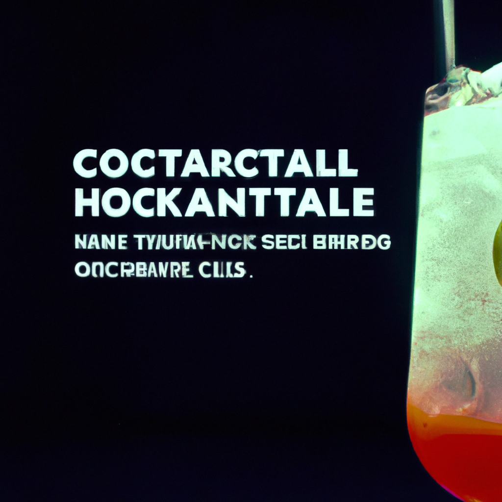 The Most Ridiculous Cocktail Names in History
