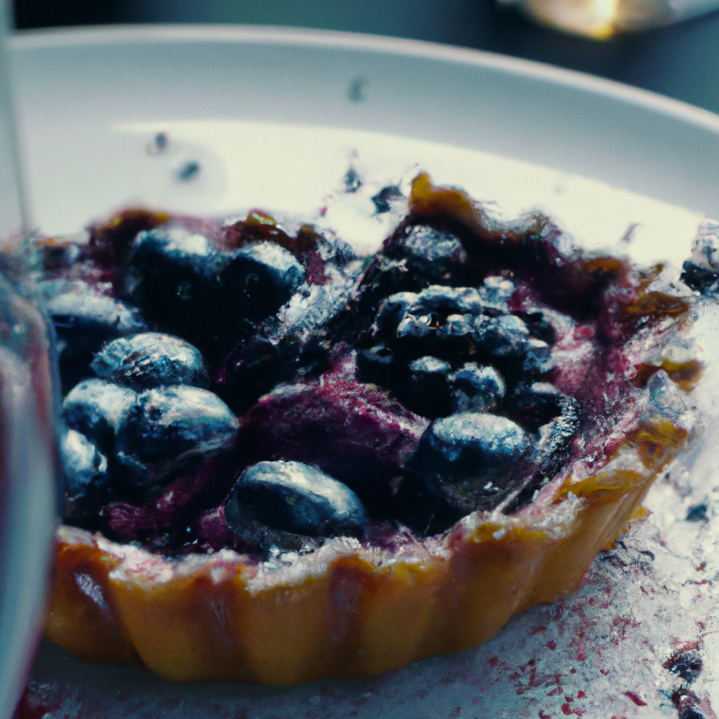Exploring the Tastes: Blueberry Tart and L’Ecole Merlot