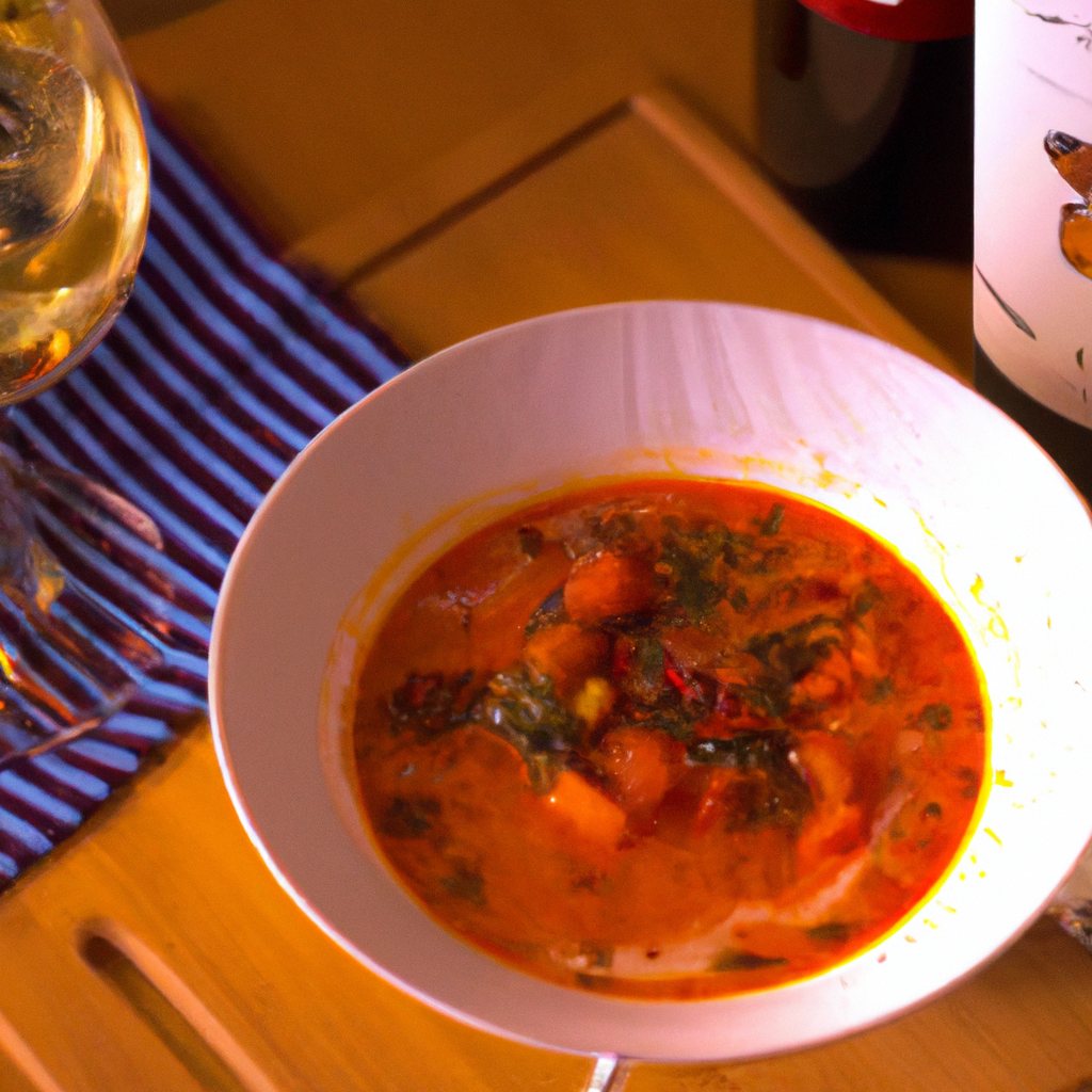Delicious Weeknight Meal: Spicy Winter Soup paired with Pedroncelli's 2022 Giovanni and Giulia Sauvignon Blanc