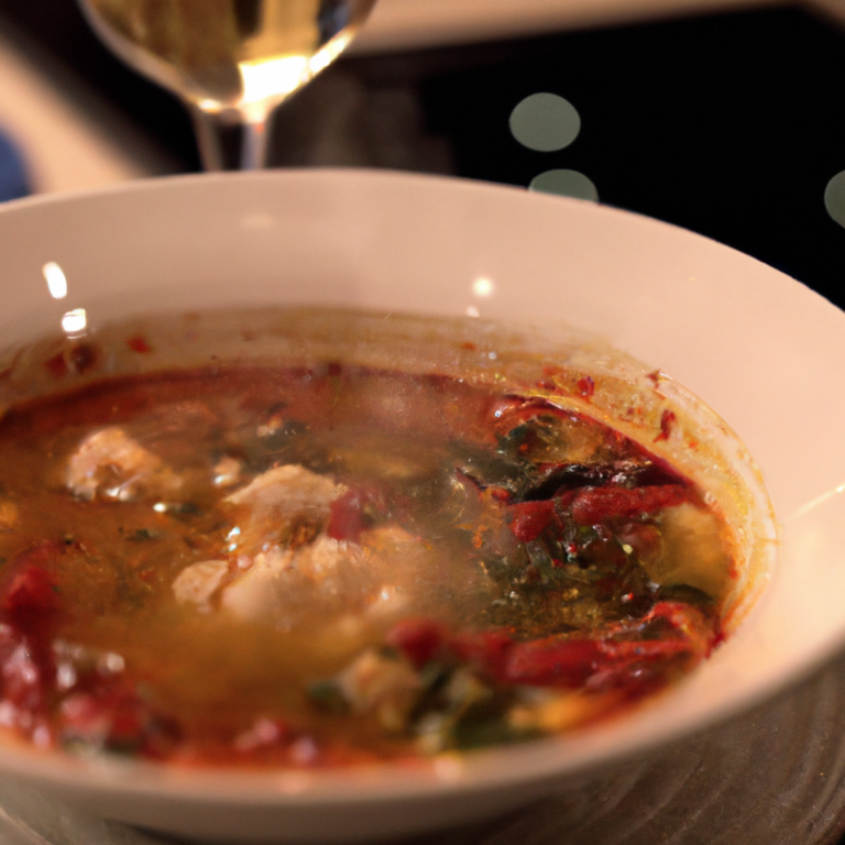 Delicious Weeknight Meal: Spicy Winter Soup paired with Pedroncelli's 2022 Giovanni and Giulia Sauvignon Blanc