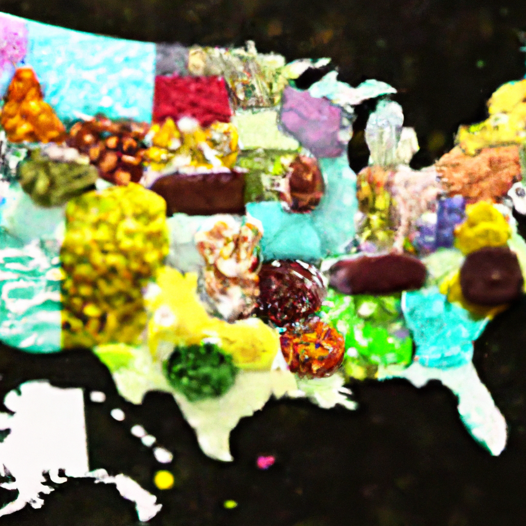 Map of America's Favorite Regional Sweets