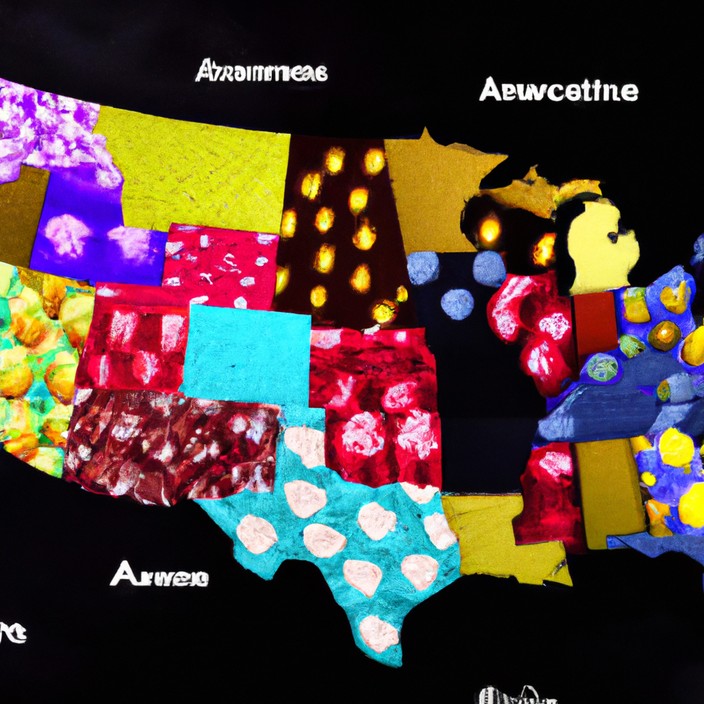 Map of America's Favorite Regional Sweets