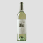 A bottle of Spottswoode Sauvignon Blanc with its elegant label