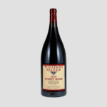 A bottle of Williams Selyem Pinot Noir with its classic label