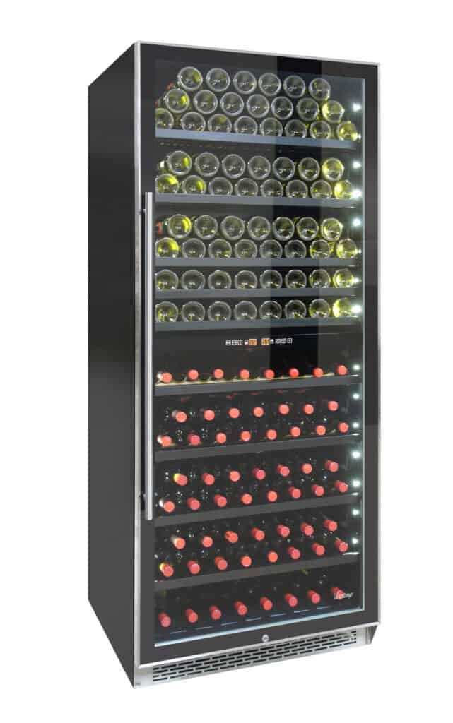 Vinotemp 300-Bottle Dual-Zone Wine Cooler - 2024  Best Wine Refrigerators list