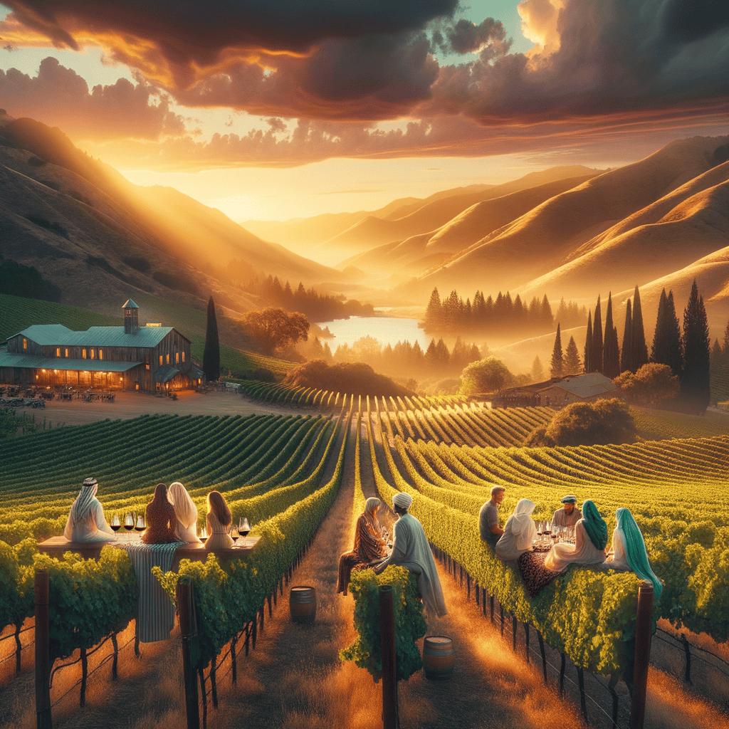 A peaceful Napa Valley vineyard