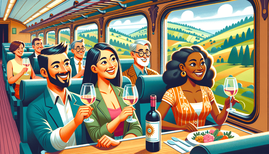 Wine tasting experience aboard the Napa Valley Wine Train