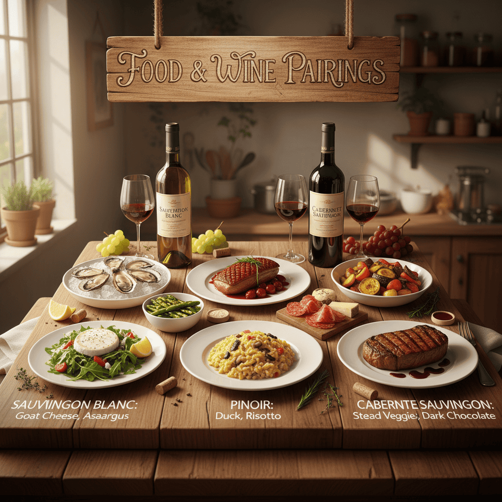 Food and wine pairing guide